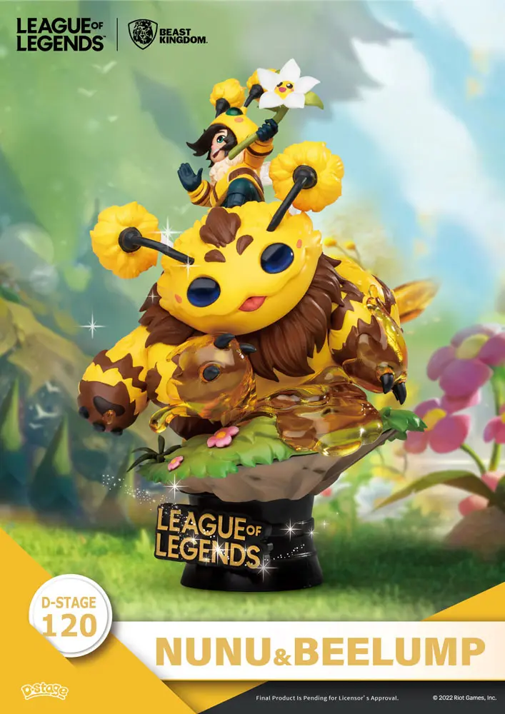 League of Legends D-Stage PVC Dioramen Set Nunu &amp; Beelump &amp; Heimerstinger 16 cm Produktfoto