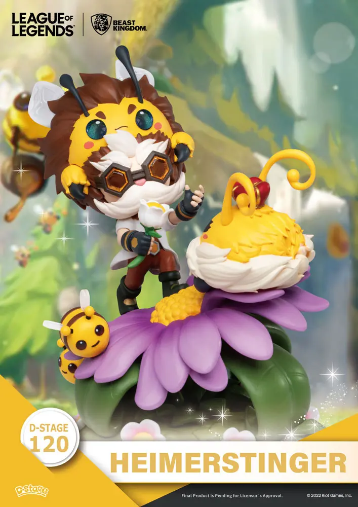 League of Legends D-Stage PVC Dioramen Set Nunu &amp; Beelump &amp; Heimerstinger 16 cm Produktfoto