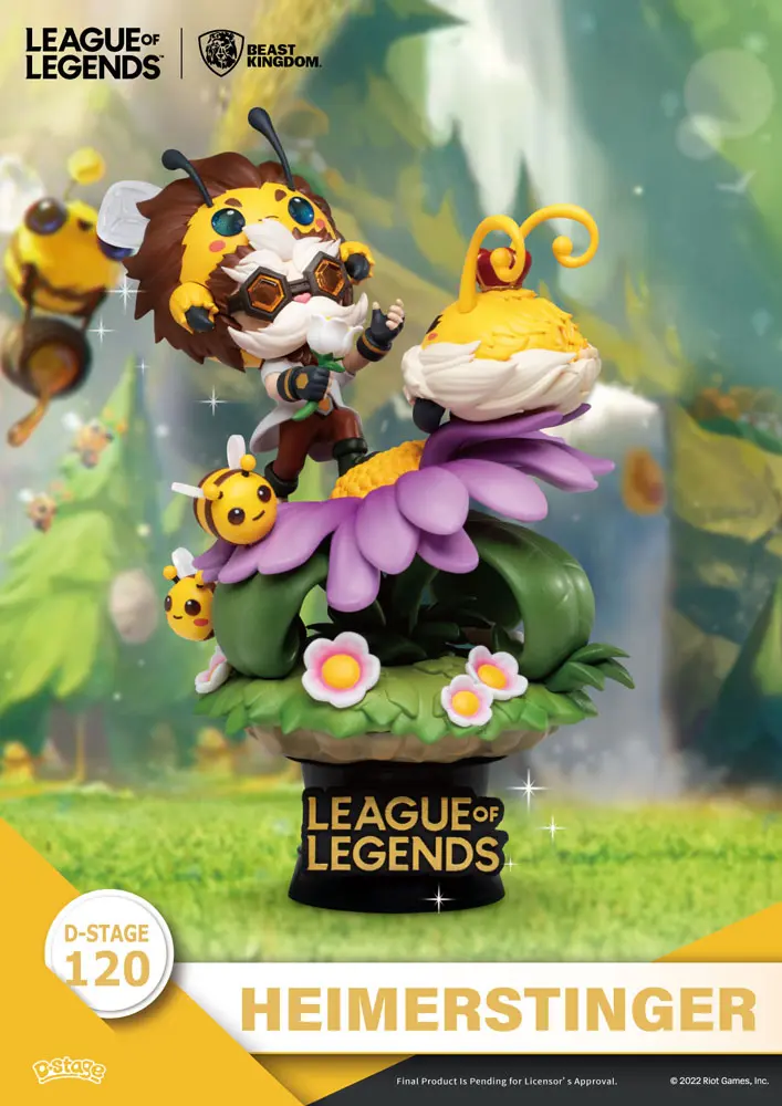 League of Legends D-Stage PVC Dioramen Set Nunu &amp; Beelump &amp; Heimerstinger 16 cm Produktfoto