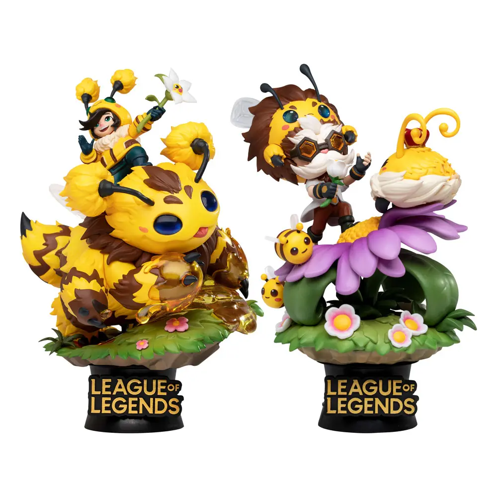 League of Legends D-Stage PVC Dioramen Set Nunu &amp; Beelump &amp; Heimerstinger 16 cm Produktfoto