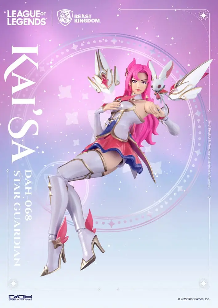 League of Legends Dynamic 8ction Heroes Actionfigur 1/9 Star Guardian Kai'Sa 19 cm termékfotó