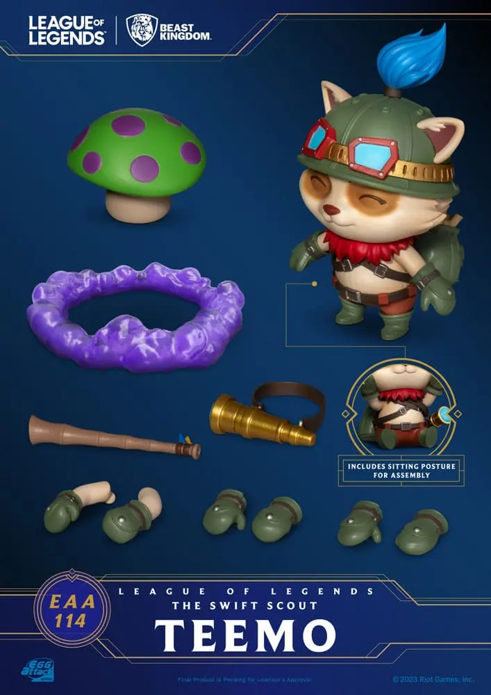 League of Legends Egg Attack Figur The Swift Scout Teemo 12 cm termékfotó