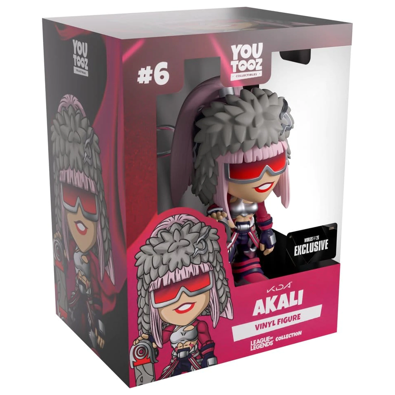 League of Legends K/DA Vinyl-Figur Akali 12 cm Produktfoto