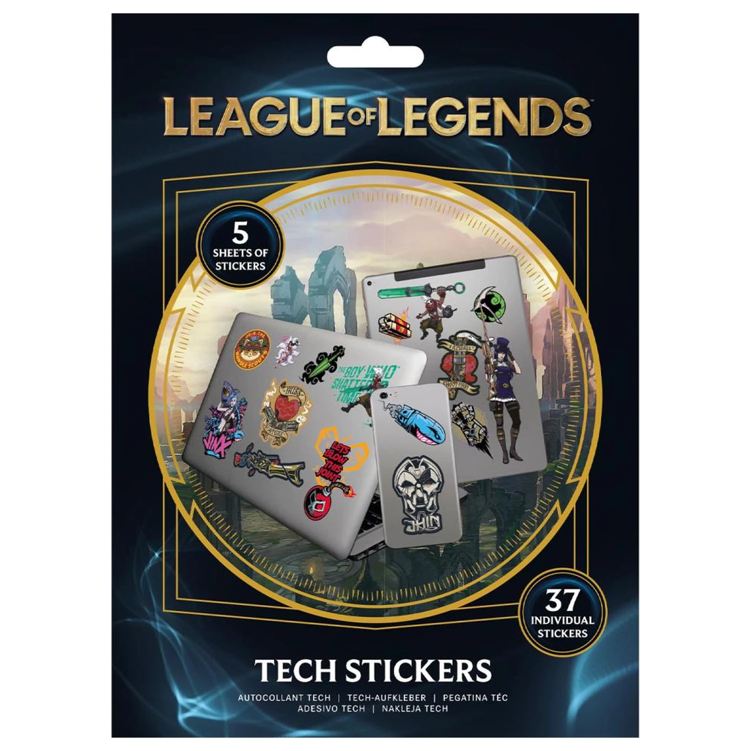 League of Legends Tech Aufkleber Pack Produktfoto