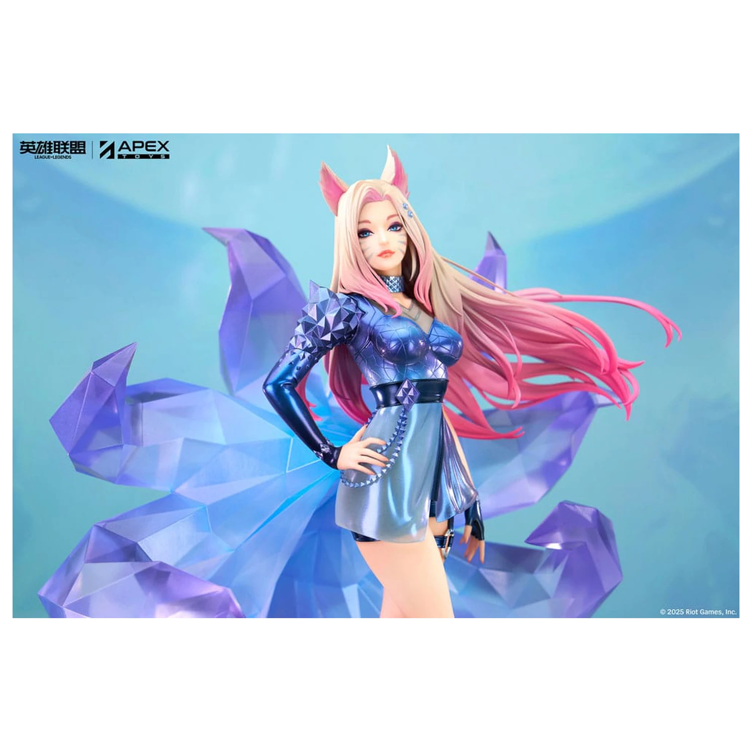 League of Legends PVC Statue 1/7 K/DA ALL OUT Ahri 27 cm Produktfoto