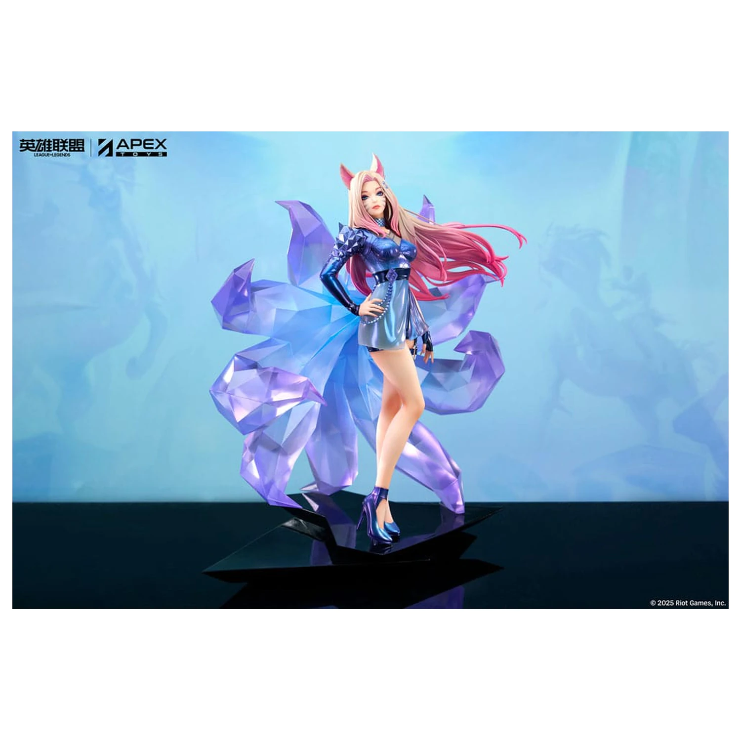 League of Legends PVC Statue 1/7 K/DA ALL OUT Ahri 27 cm Produktfoto