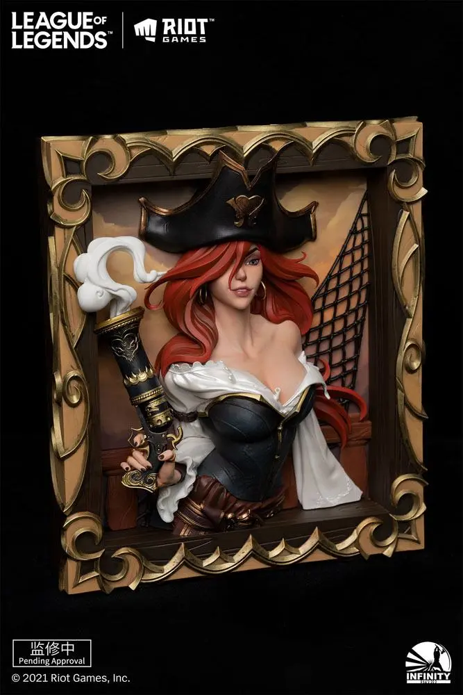 League of Legends PVC 3D Bilderrahmen The Bounty Hunter-Miss Fortune termékfotó