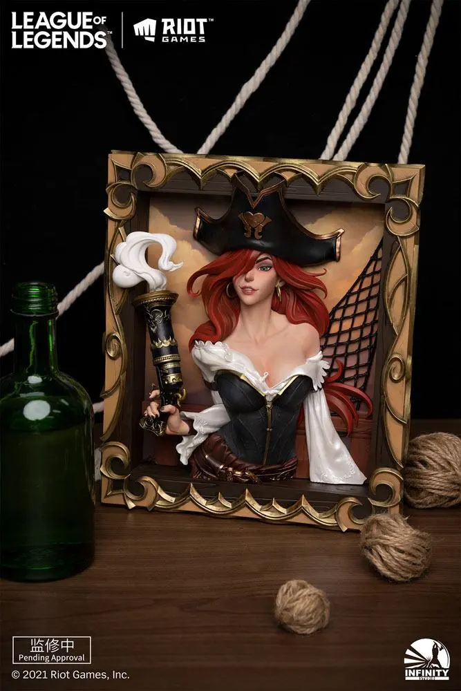 League of Legends PVC 3D Bilderrahmen The Bounty Hunter-Miss Fortune termékfotó