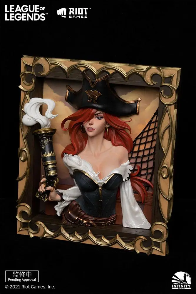 League of Legends PVC 3D Bilderrahmen The Bounty Hunter-Miss Fortune termékfotó