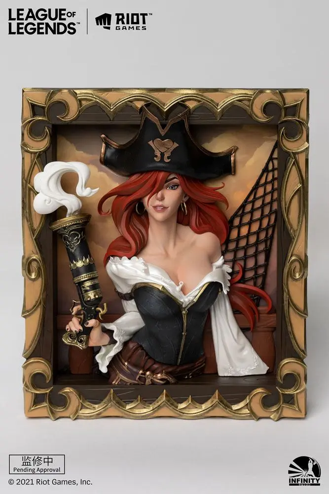 League of Legends PVC 3D Bilderrahmen The Bounty Hunter-Miss Fortune termékfotó