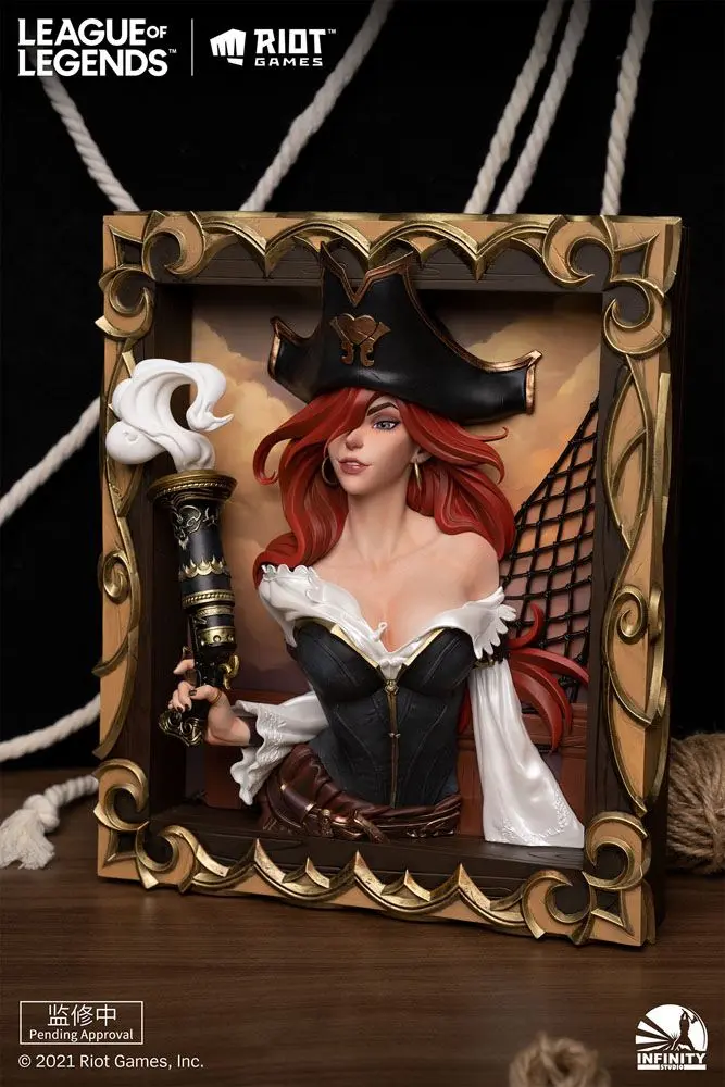 League of Legends PVC 3D Bilderrahmen The Bounty Hunter-Miss Fortune termékfotó