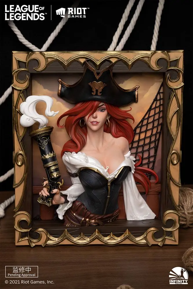 League of Legends PVC 3D Bilderrahmen The Bounty Hunter-Miss Fortune termékfotó