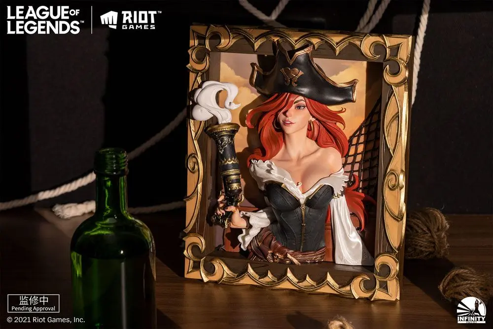 League of Legends PVC 3D Bilderrahmen The Bounty Hunter-Miss Fortune termékfotó