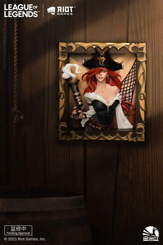 League of Legends PVC 3D Bilderrahmen The Bounty Hunter-Miss Fortune termékfotó