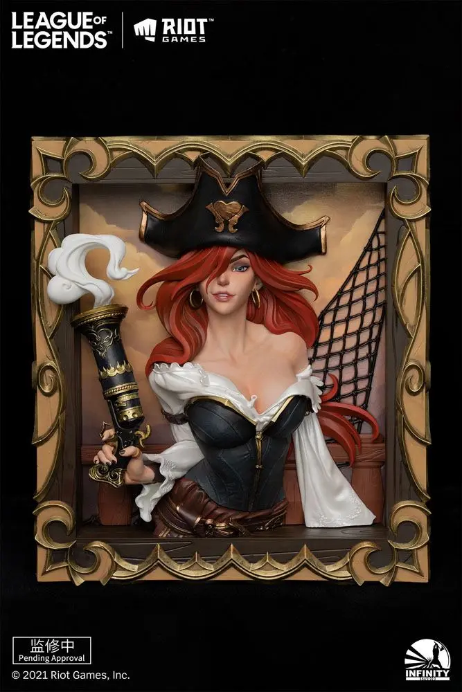 League of Legends PVC 3D Bilderrahmen The Bounty Hunter-Miss Fortune termékfotó