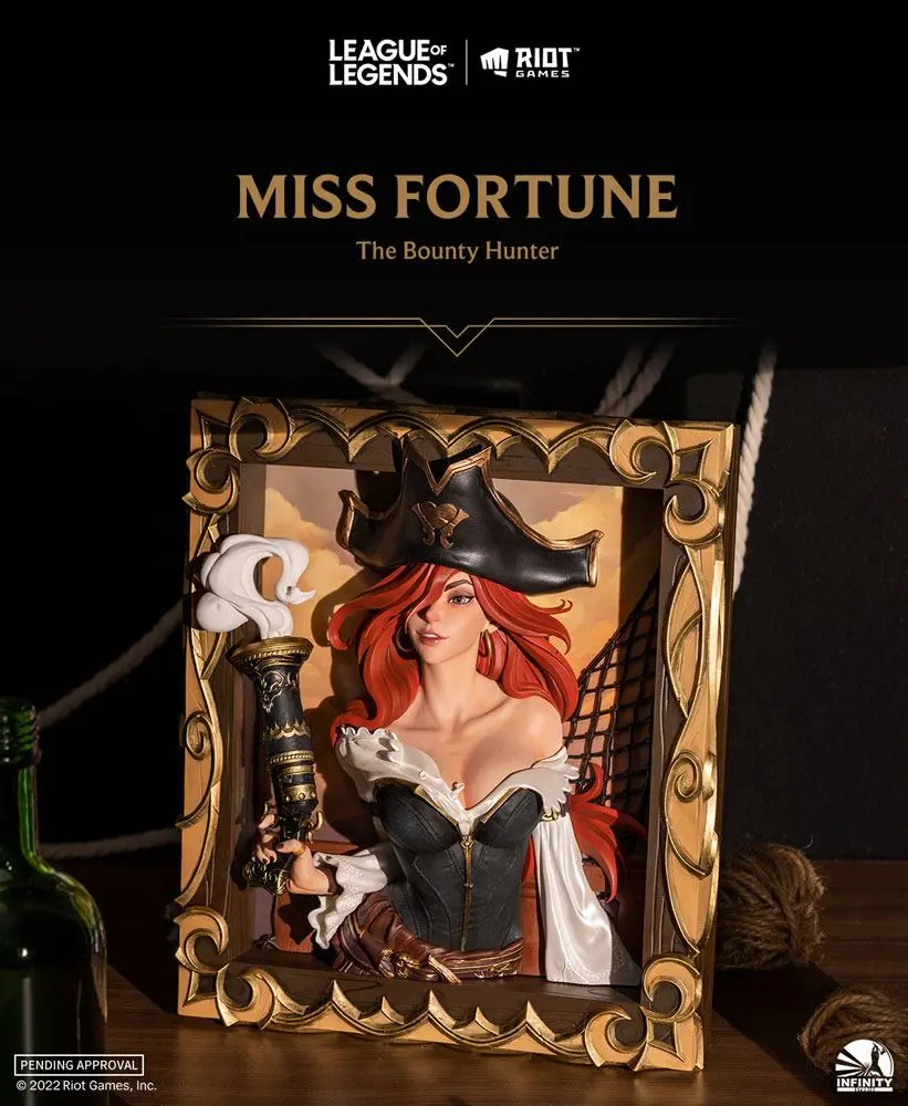 League of Legends PVC 3D Bilderrahmen The Bounty Hunter-Miss Fortune termékfotó