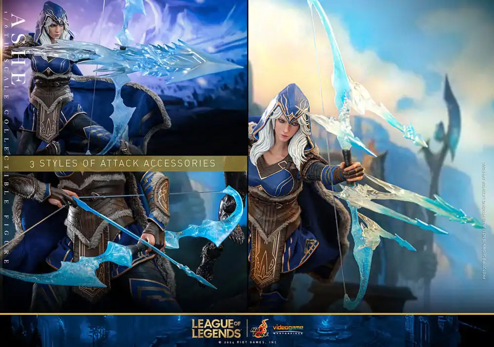 League of Legends Video Game Masterpiece Actionfigur 1/6 Ashe 28 cm termékfotó