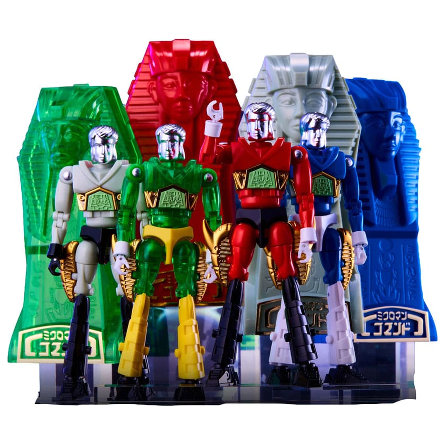 Legacysoul Action Figur Microman Command No. 2 4er Set Produktfoto