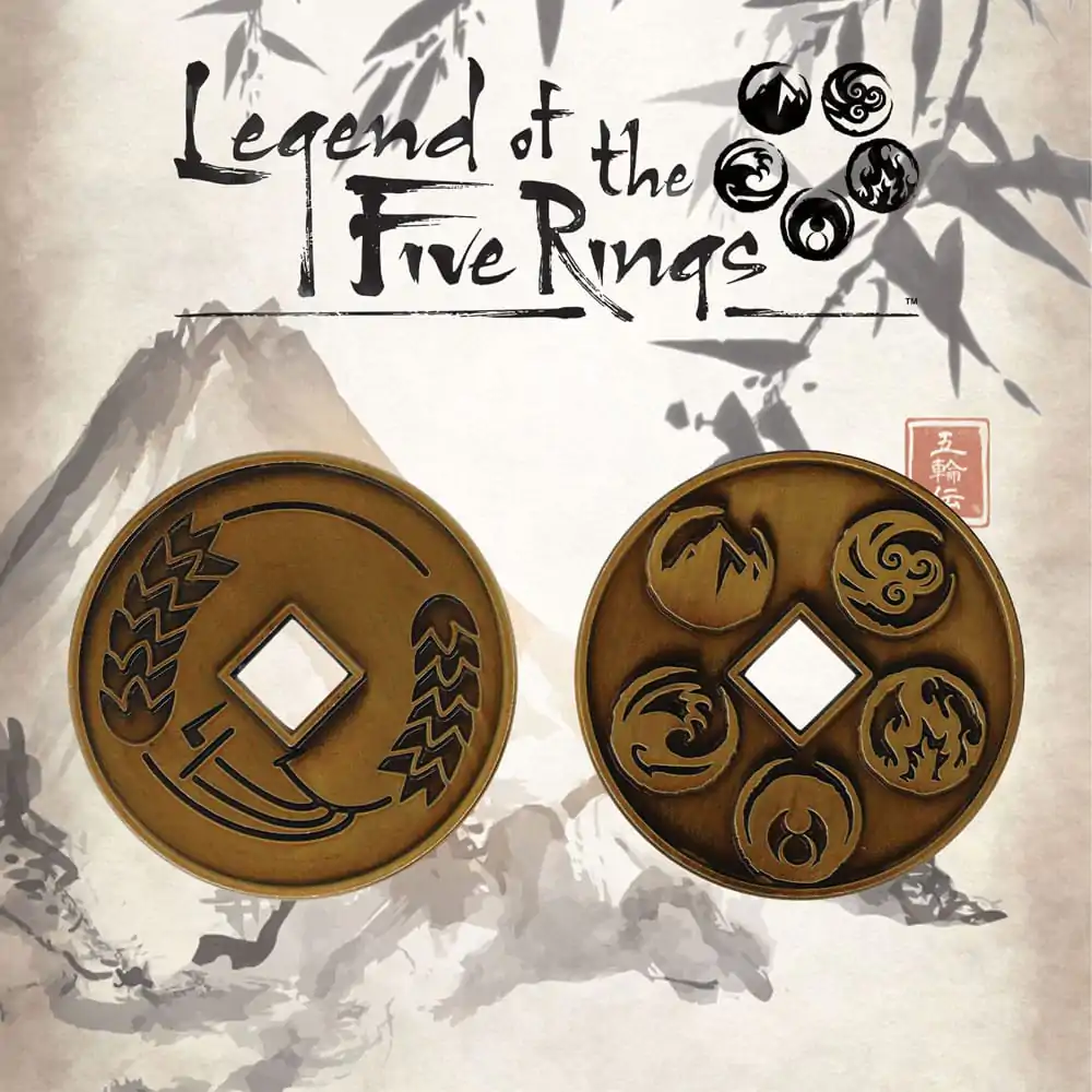 Legend of the Five Rings Sammelmünze Koku Limited Edition termékfotó