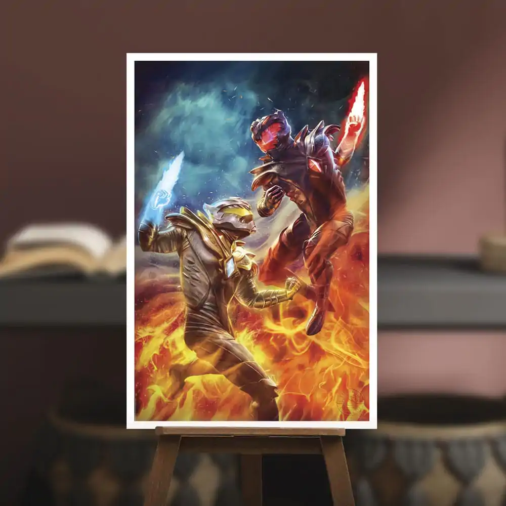 Legend of the White Dragon Kunstdruck White Dragon vs Dragon Prime 41 x 61 cm - ungerahmt Produktfoto