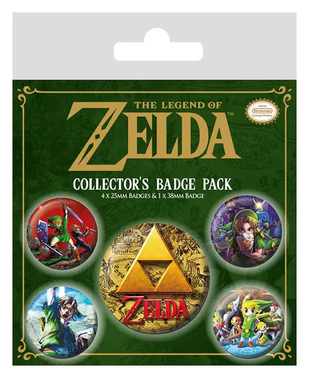 Legend of Zelda Ansteck-Buttons 5er-Pack Classics termékfotó