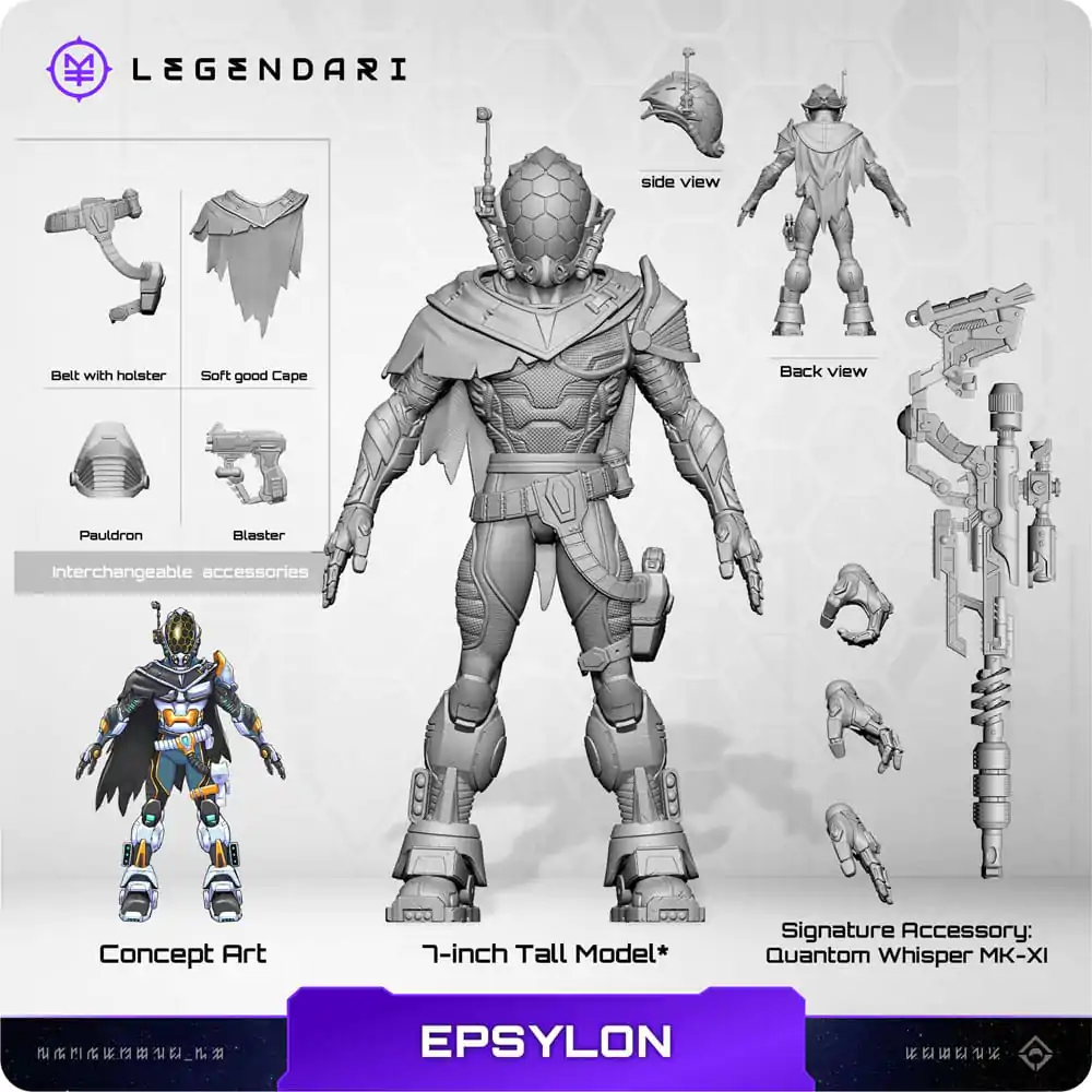 Legendari Actionfigur 1/10 Epsylon 18 cm Produktfoto