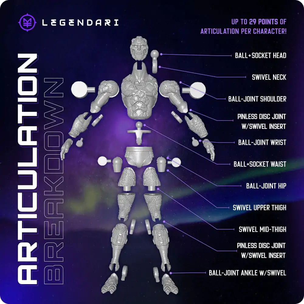 Legendari Actionfigur 1/10 Eternal Guard 18 cm Produktfoto