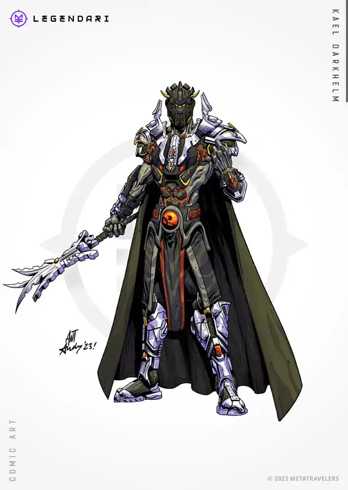 Legendari Actionfigur 1/10 Kael Darkhelm 18 cm Produktfoto