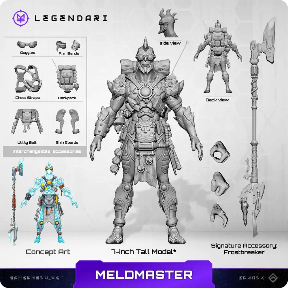 Legendari Actionfigur 1/10 Meld Master 18 cm Produktfoto