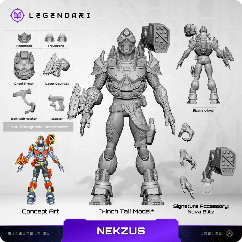 Legendari Actionfigur 1/10 Nekzus 18 cm Produktfoto