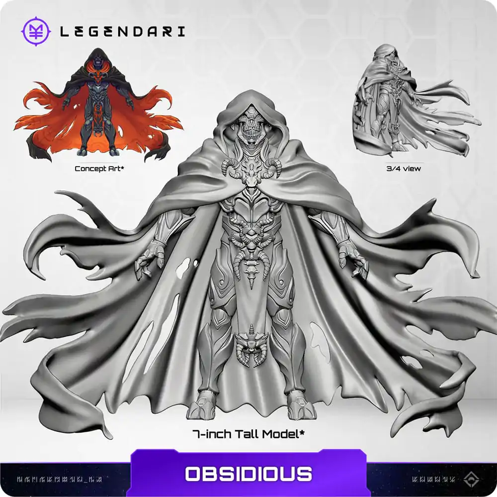 Legendari Actionfigur 1/10 Obsidious 18 cm Produktfoto