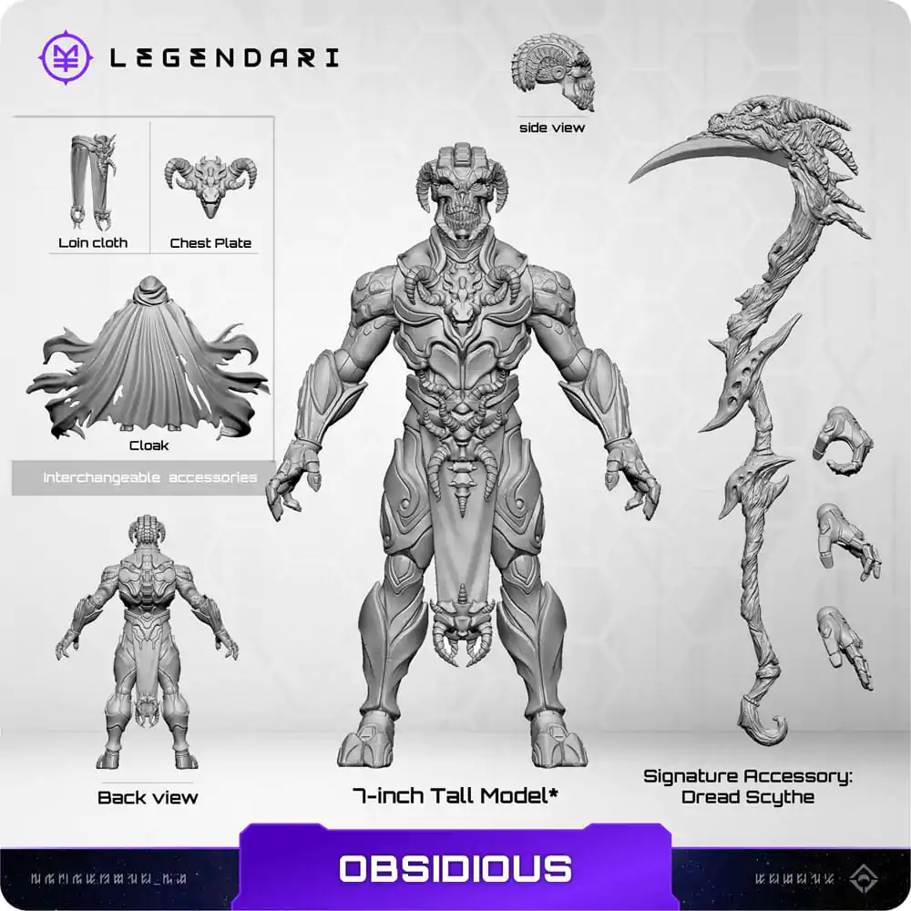 Legendari Actionfigur 1/10 Obsidious 18 cm Produktfoto