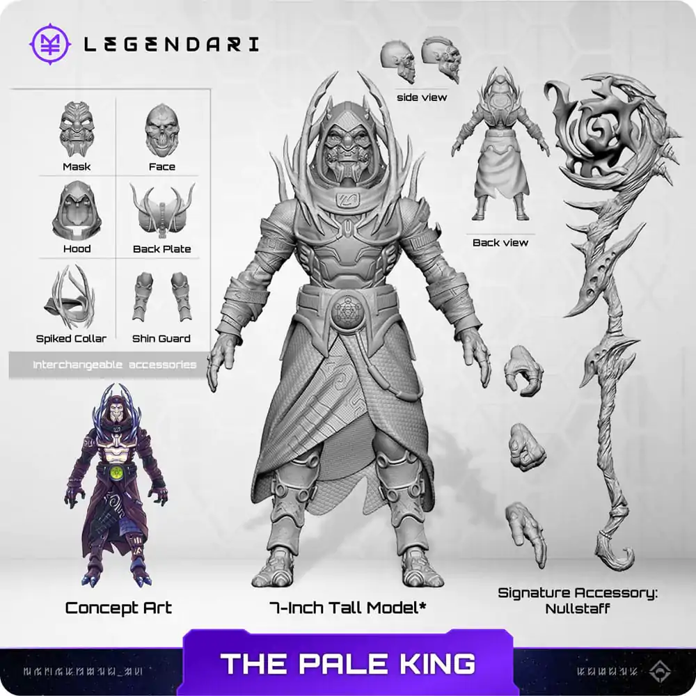 Legendari Actionfigur 1/10 Pale King 18 cm Produktfoto