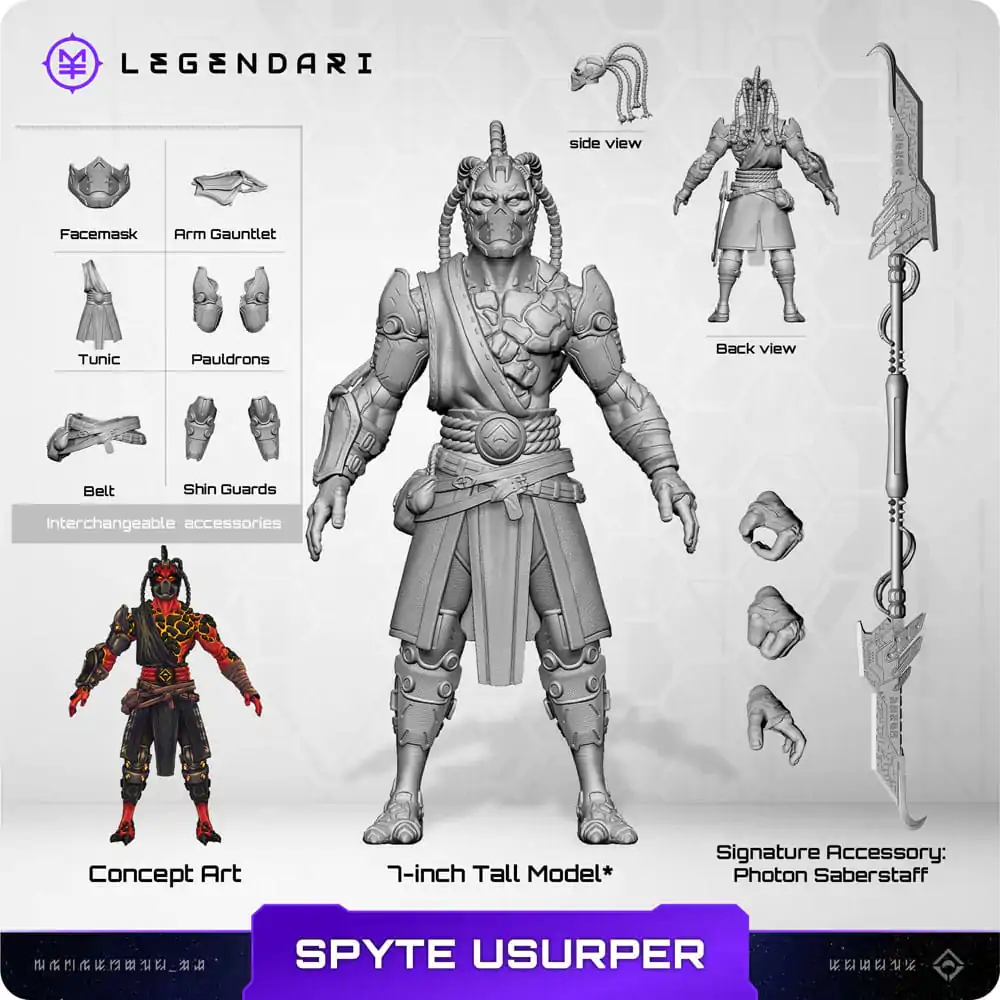 Legendari Actionfigur 1/10 Spyte Usurper 18 cm Produktfoto