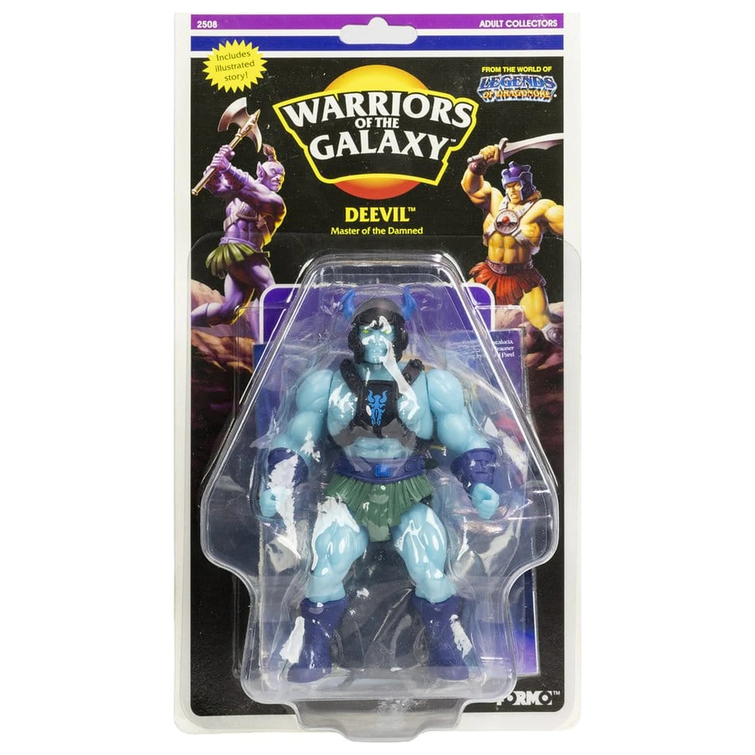 Legends of Dragonore: Warriors of the Galaxy Wave 3 Action Figur Deevil (Glow in the Dark) 14 cm Produktfoto