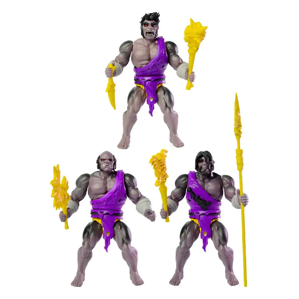Legends of Dragonore Wave 2: Dragon Hunt Actionfiguren 3er-Pack Brukteror Cave Men 14 cm Produktfoto