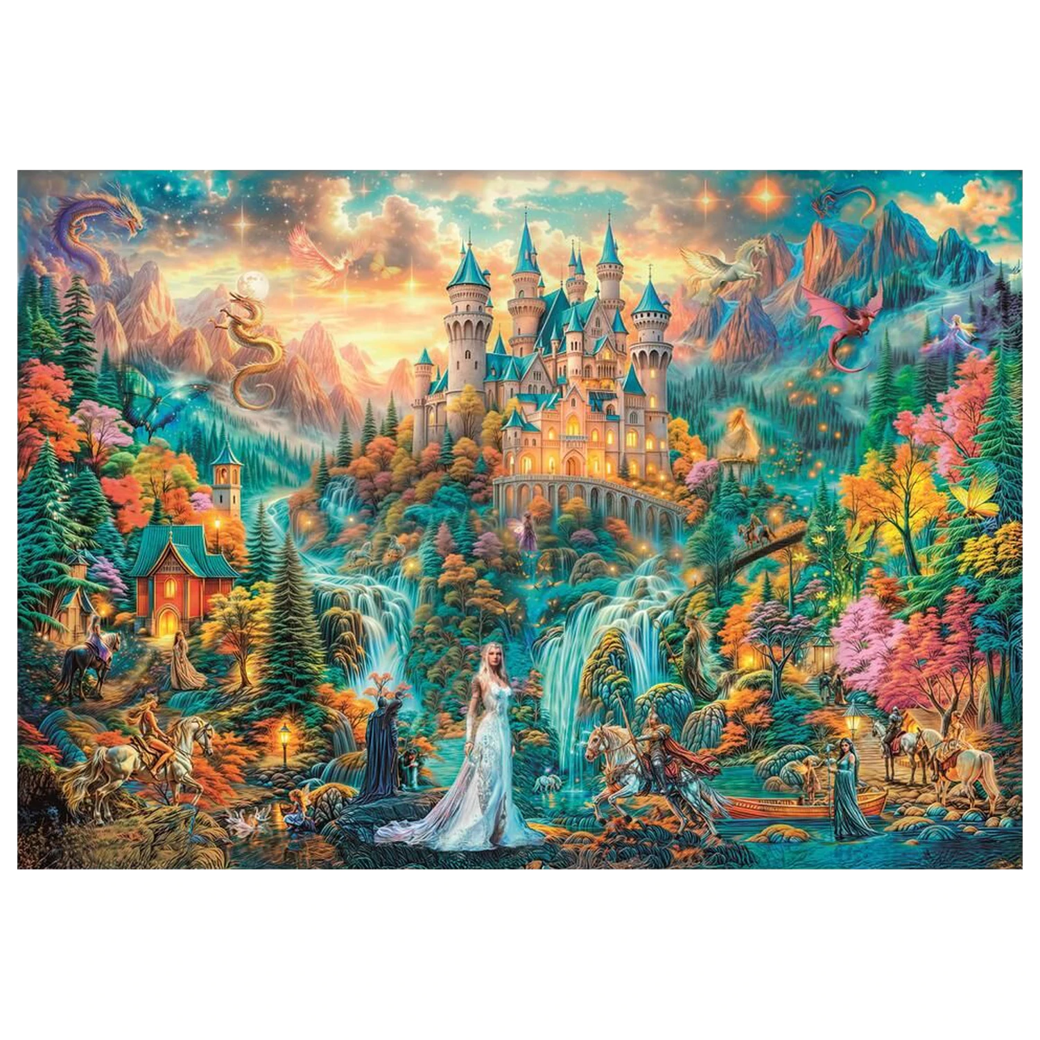 Legends Of The Hidden Realm Puzzle 2000 Teile Produktfoto