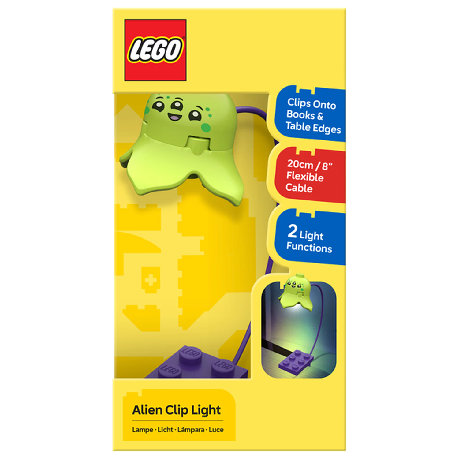 LEGO Alien Buchleuchte 20cm Produktfoto