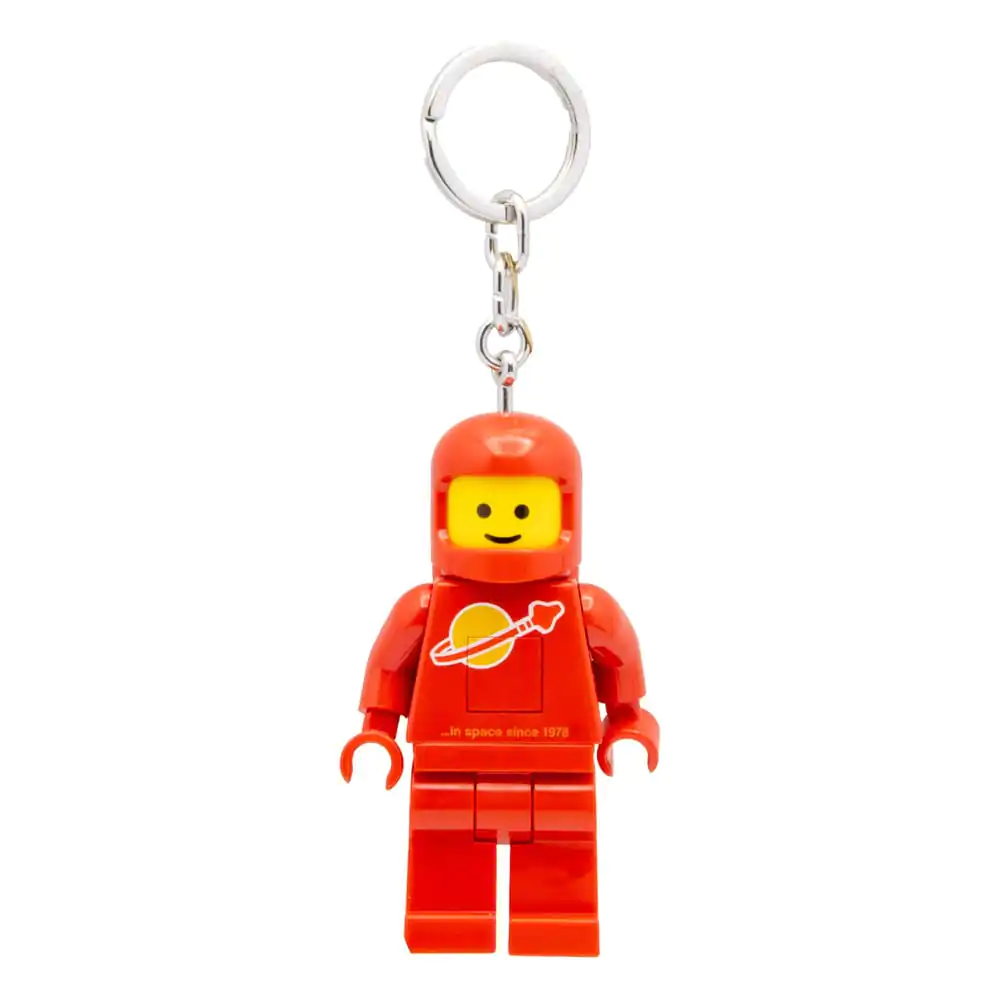 LEGO Schlüsselanhänger mit Leuchtfunktion Astronaut Red 8 cm Produktfoto