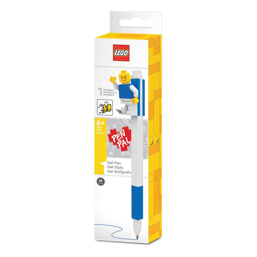 LEGO Gelstift mit Legofigur Blau Produktfoto