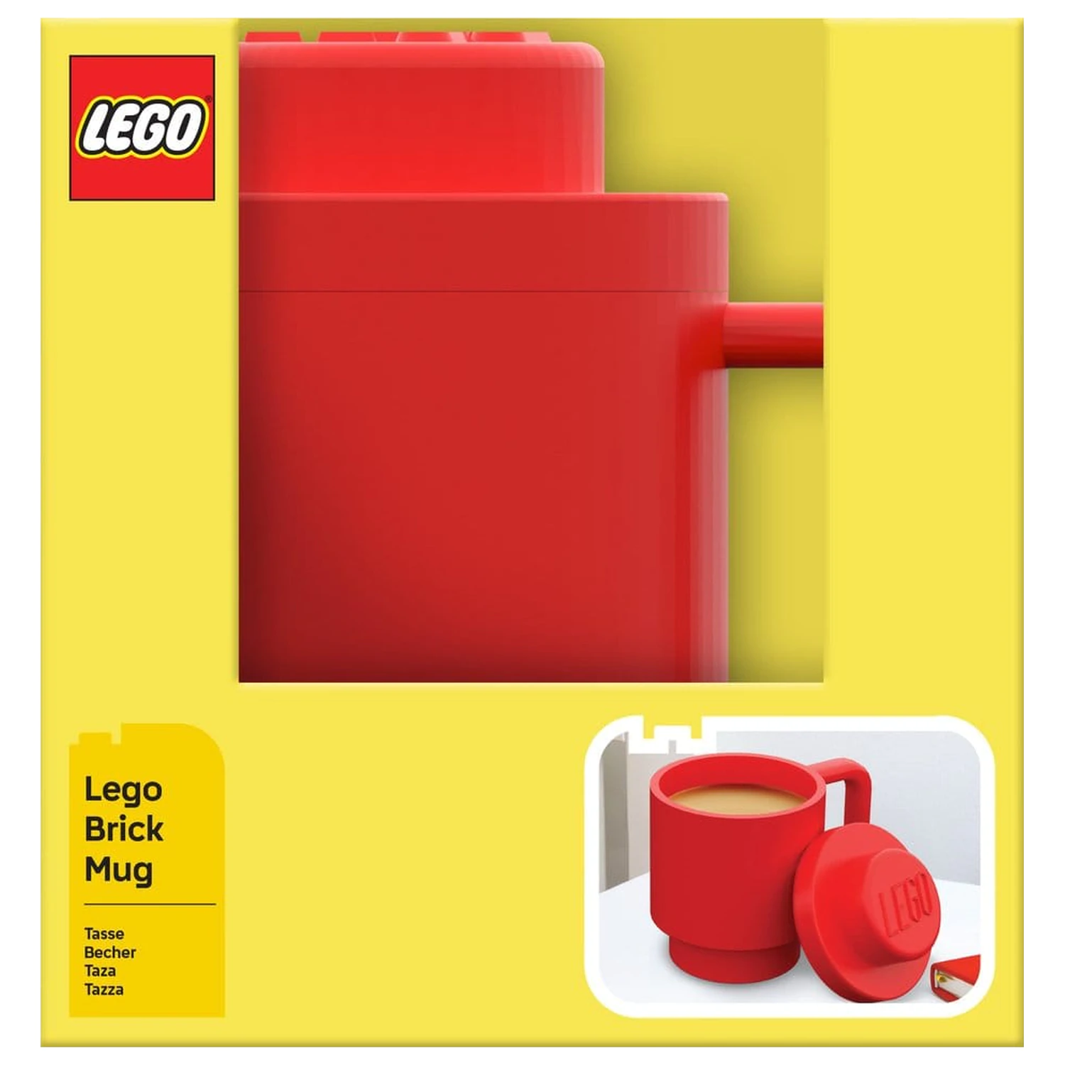 Lego Tasse Stein geformt Produktfoto