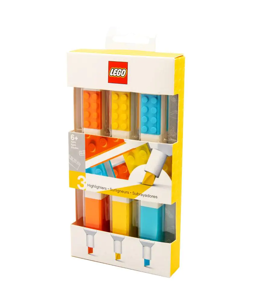 LEGO Textmarker 3-er Pack Bricks Produktfoto