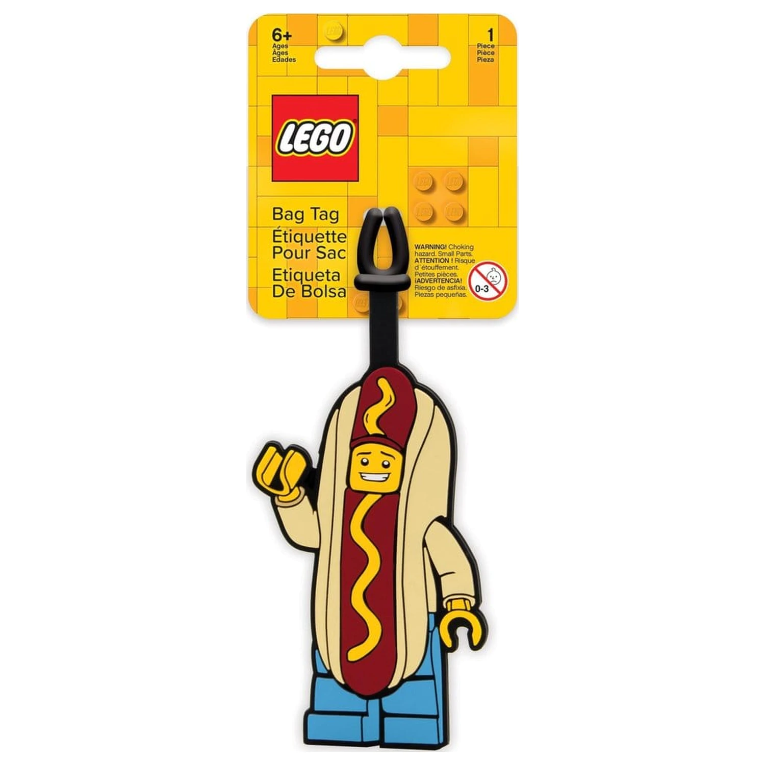 Lego Taschen-Anhänger Hot Dog Guy Produktfoto