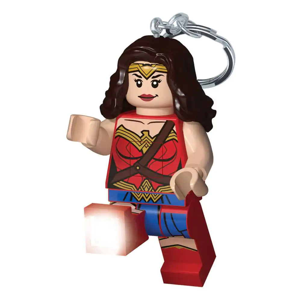 LEGO DC Comics Leuchtender Schlüsselanhänger Wonder Woman 8 cm Produktfoto