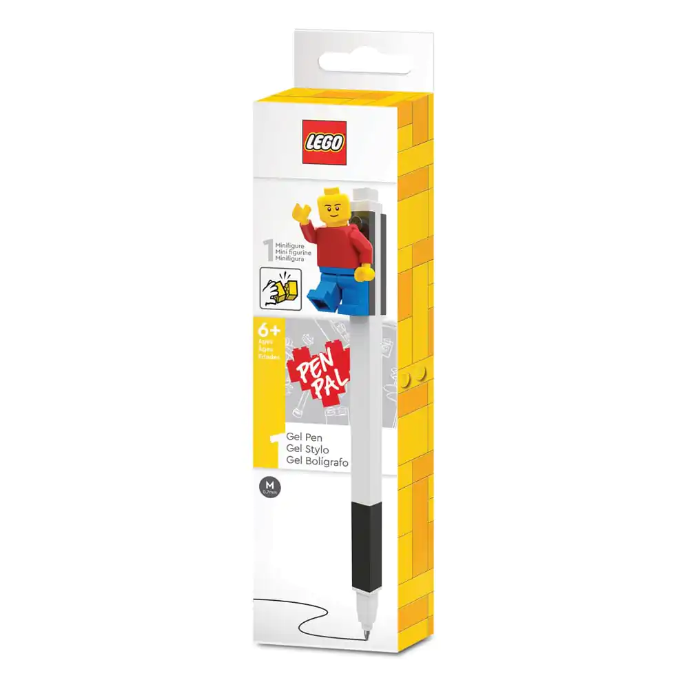 LEGO Gelstift mit Legofigur Schwarz Produktfoto