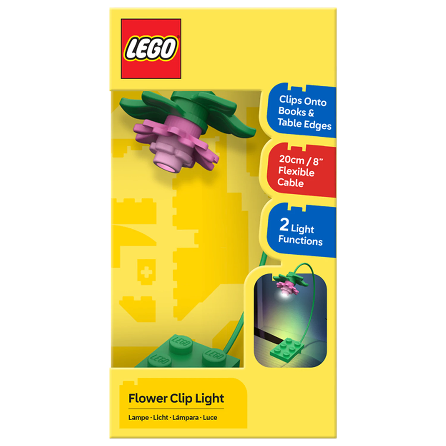 LEGO Blumen Buch Licht 20cm Produktfoto