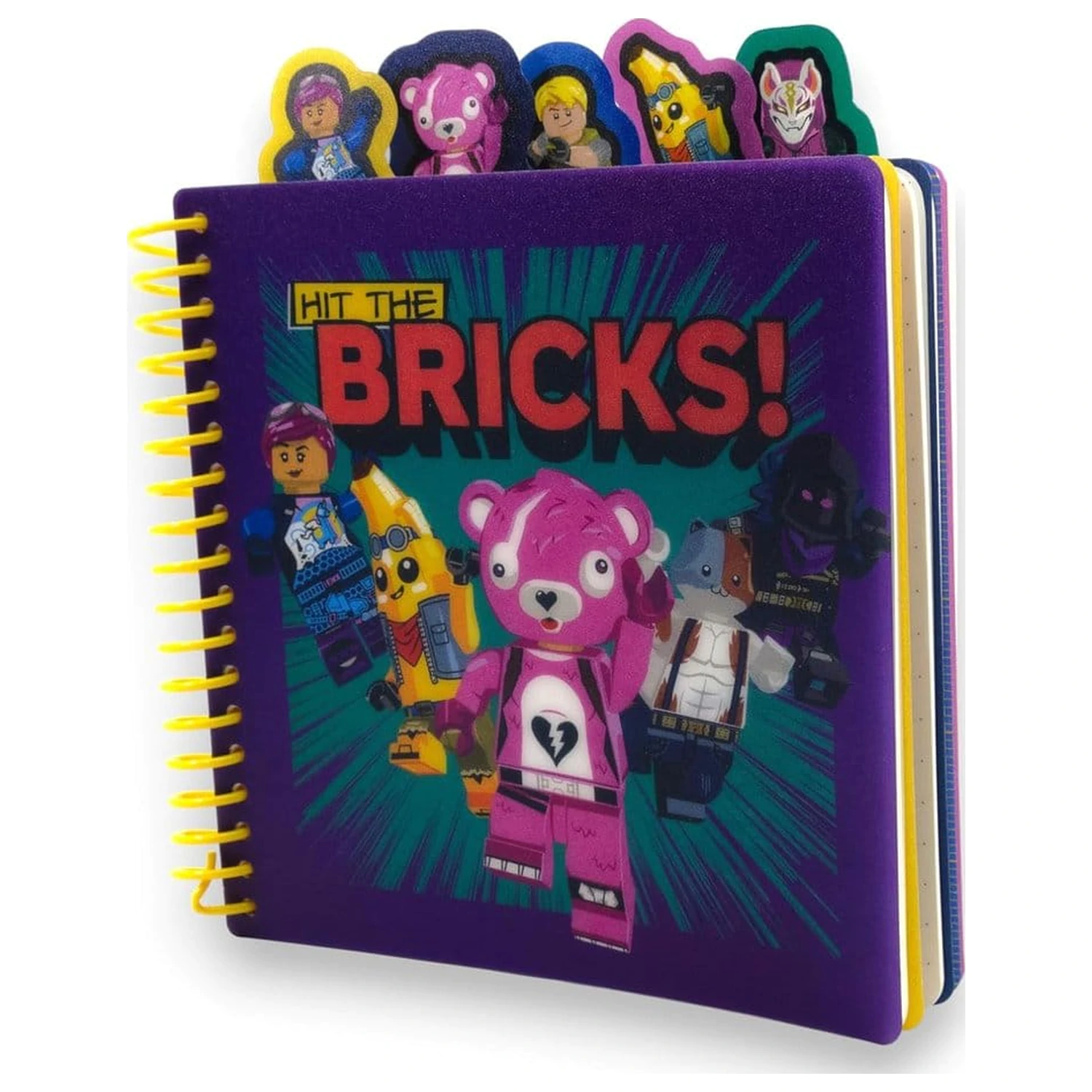 Lego Fortnite Notizbuch mit Tabs Produktfoto