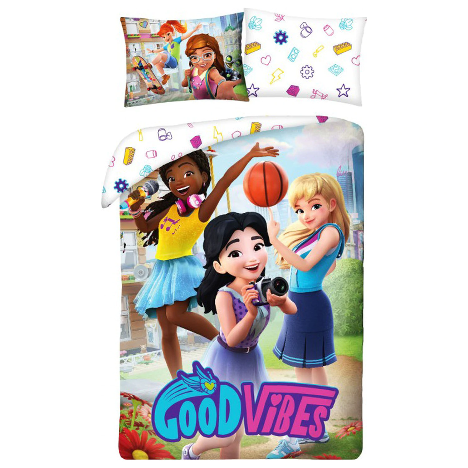 Lego Friends Good Vibes Bettbezug Produktfoto