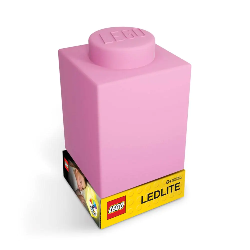 LEGO Nachtlicht Legostein Rosa Produktfoto