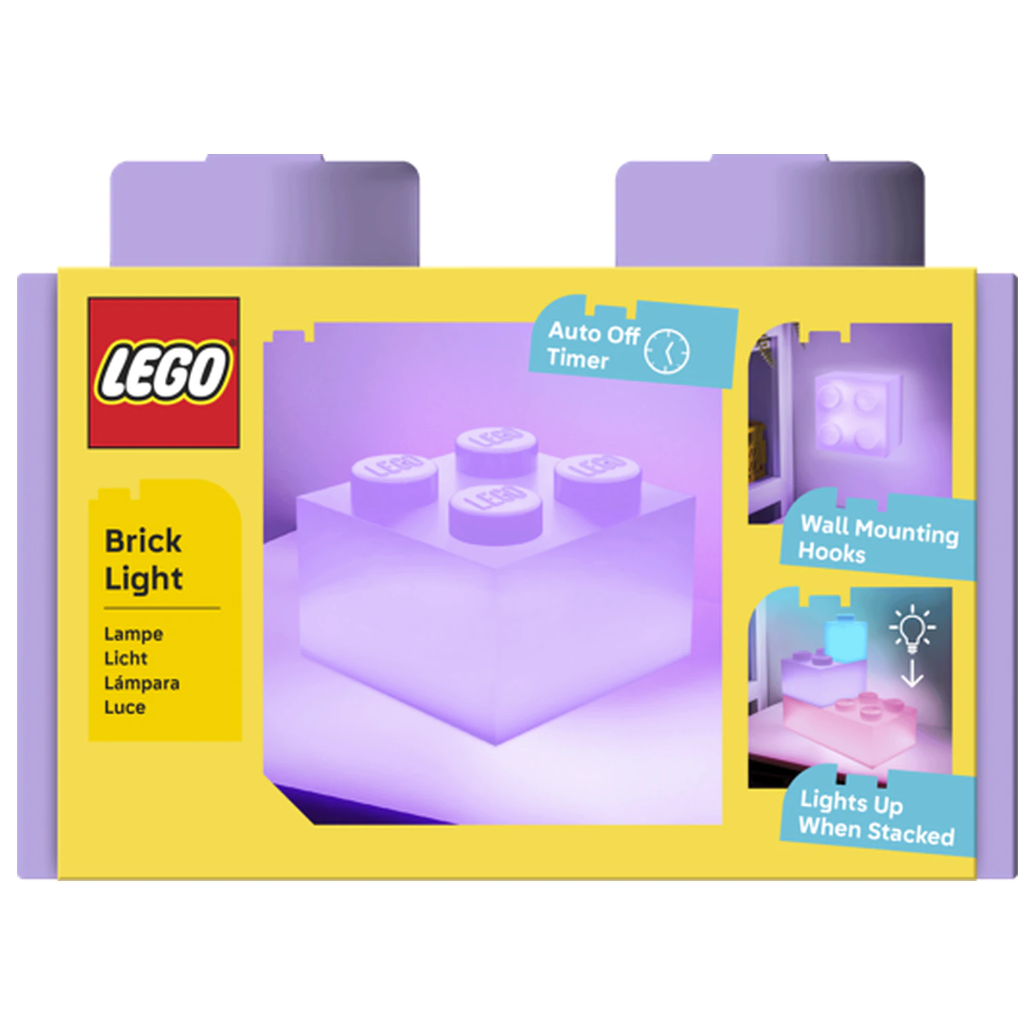 LEGO Lilac 2x2 Stein hell 15x15cm Produktfoto